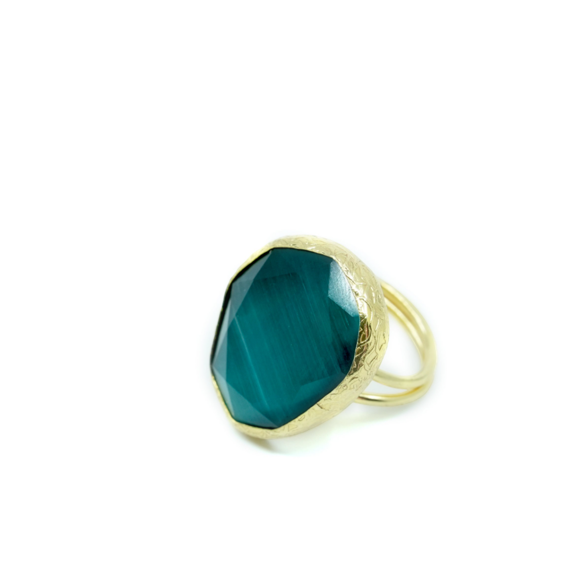 Green Cat Eye Ring - shopzeyzey