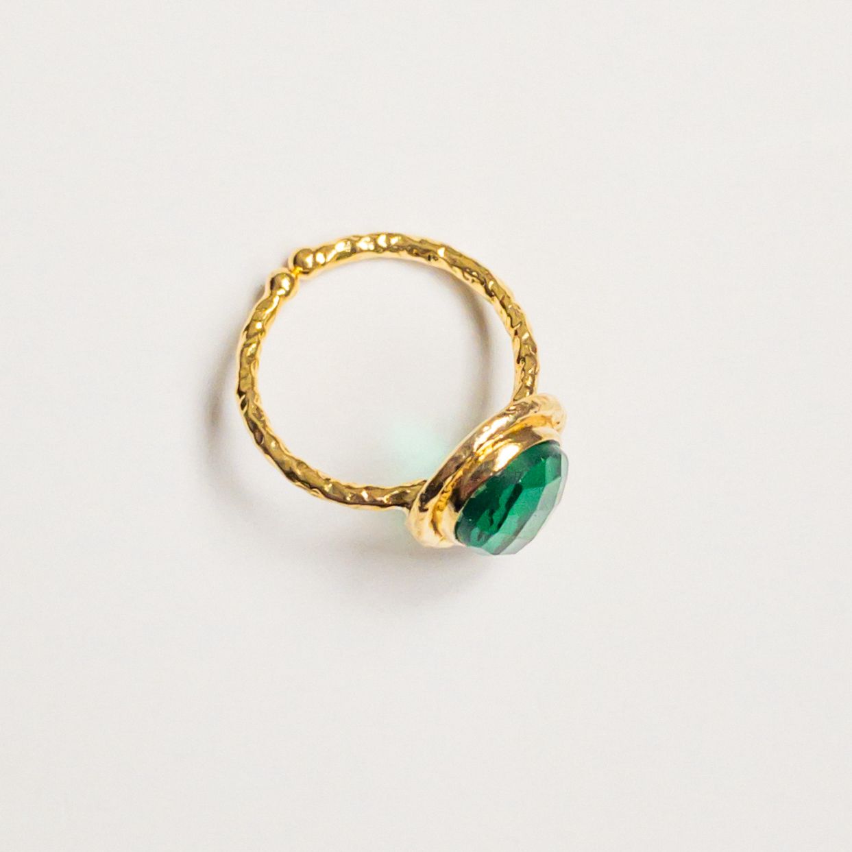 Gold Emerald Ring