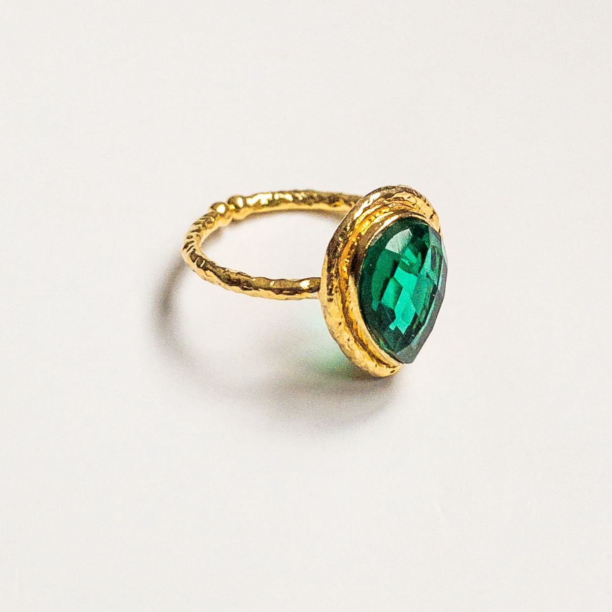 Gold Emerald Ring